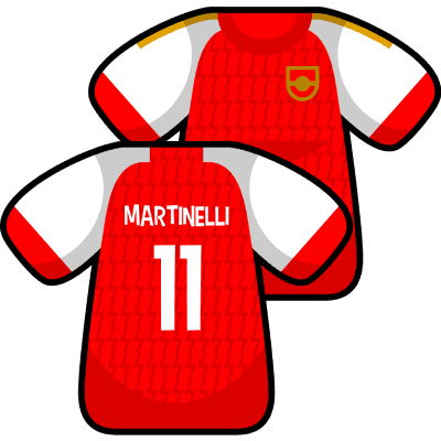Arsenal 23/24, Martinelli #11