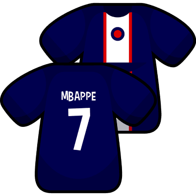 PSG 22/23, Mbappé #7