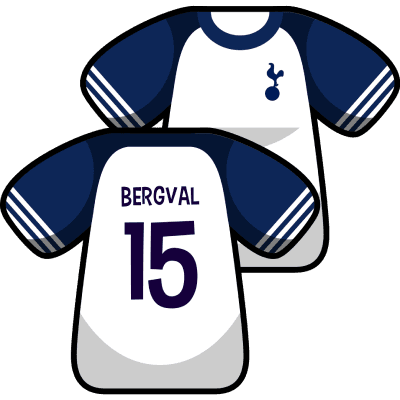 Tottenham 24/25, Bergvall #15